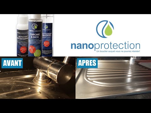 Kit de protection en acier inoxydable/inox et chrome résistant aux empreintes digitales